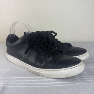 Mens Thursday Boot Co Everyday Premier Low Top Leather Sneakers Lace Up Black 10